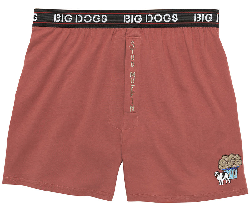 Stud Muffin Embroidered Knit Boxers – Big Dogs