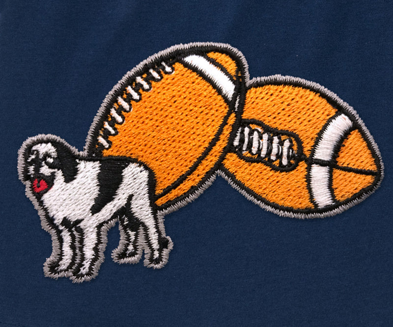Big Balls Football Embroidered Knit Boxer