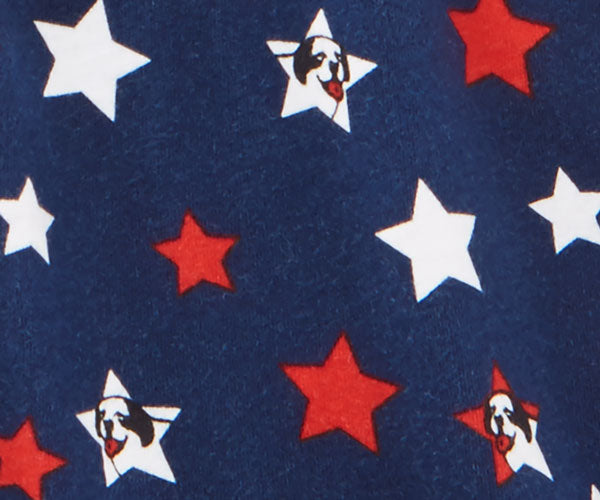 Logo and Stars Printed Knit Boxers