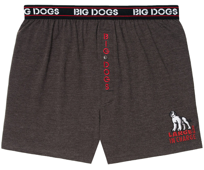 Large and In Charge Embroidered Knit Boxers