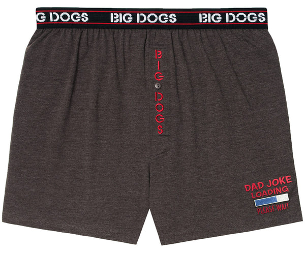 Dad Joke Loading Embroidered Knit Boxers