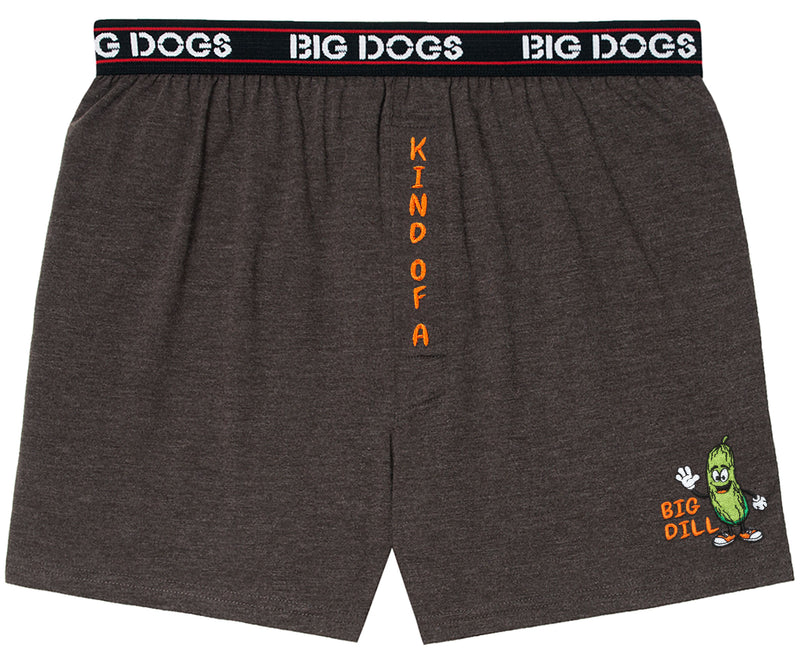 A Big Dill Embroidered Knit Boxers