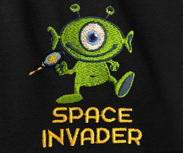 Space Invader Embroidered Knit Boxer