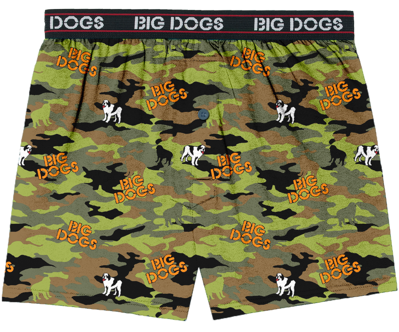 Big Dog Camo Printed Knit Boxers