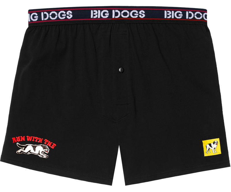 Run With Embroidered Knit Boxers