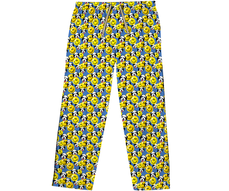 Smiley Faces Knit Lounge Pants