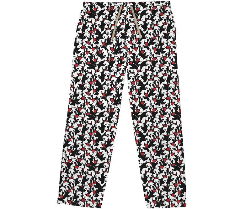 Dog Face Knit Lounge Pants