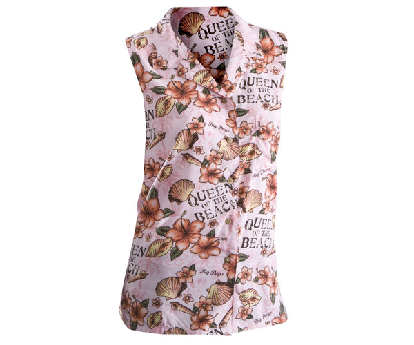 Women's Queen Of The Beach Rayon Top