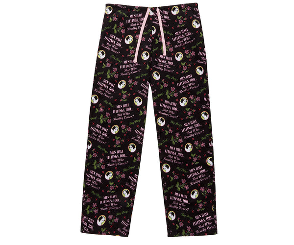 Women’s Men Have Feelings Flannel Lounge Pants