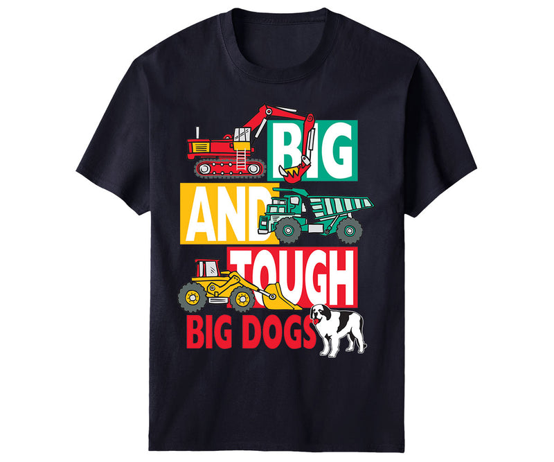 Kids Big And Tough Trucks T-Shirt