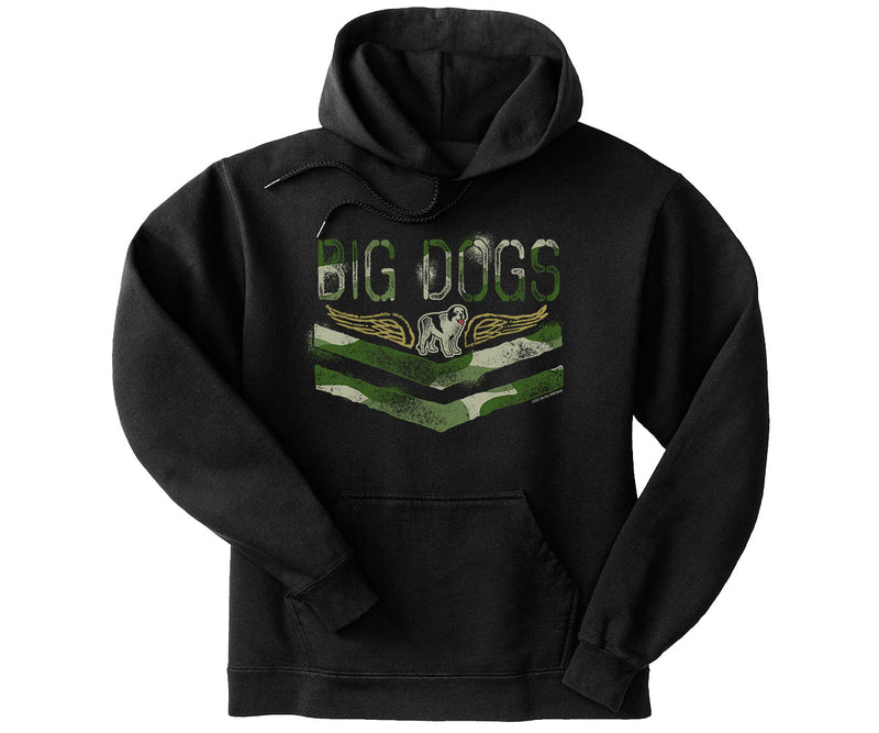 Big Dogs Camouflage Kids Graphic Hoodie
