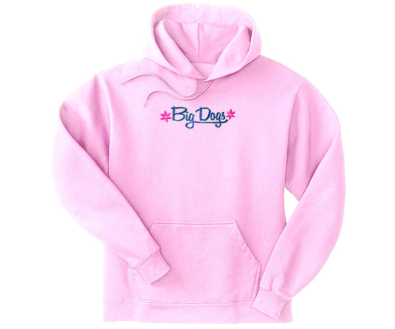 Embroidered Floral Logo Kids Graphic Hoodie
