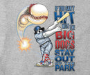 Hit With The Big Dog Baseball Kids T-Shirt