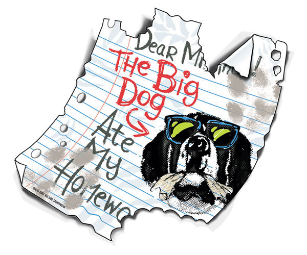 BIG DOG ATE MY HOMEWORK Kids T-Shirt