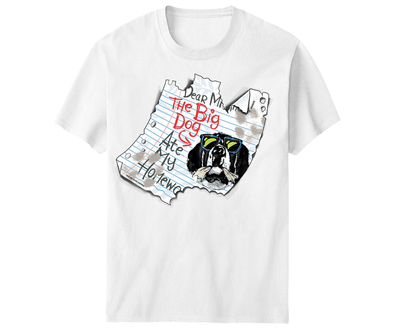 BIG DOG ATE MY HOMEWORK Kids T-Shirt