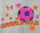 Grrrls Rule Soccer (Youth Only) T-Shirt