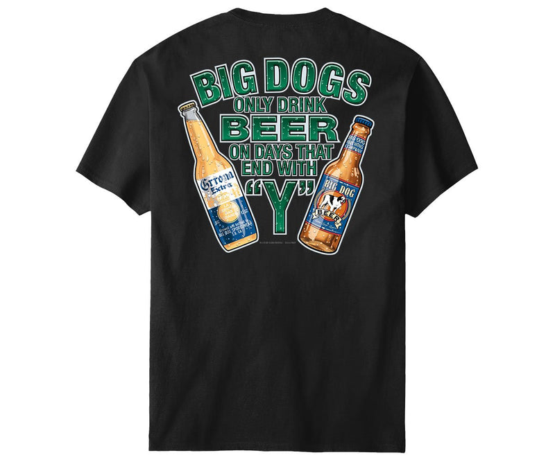 Only Drink Beer On Days That End In 'Y' T-Shirt