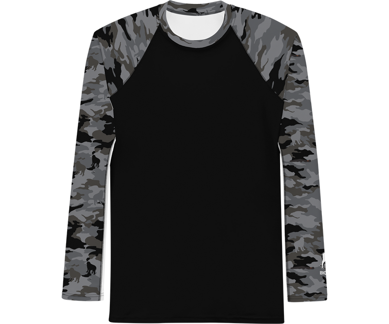 Camo Sleeves Men's Rash Guard