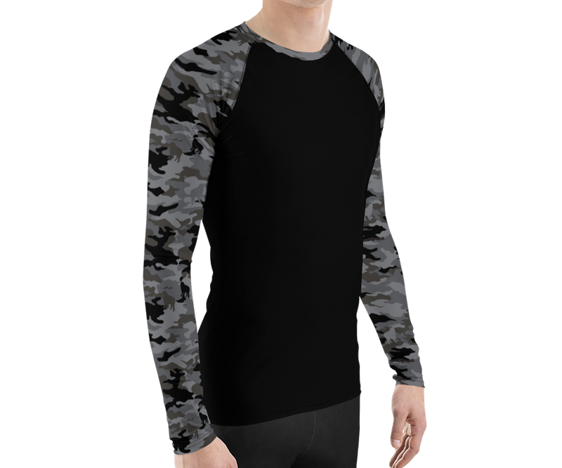 Camo Sleeves Men's Rash Guard