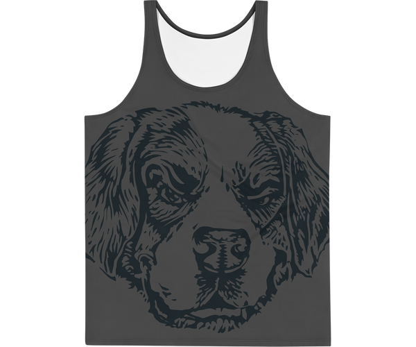 Woodcut Dog Tank Top