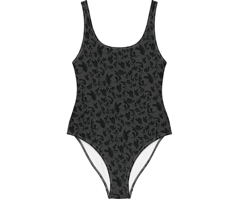 Sketchy Dogs One-Piece Swimsuit