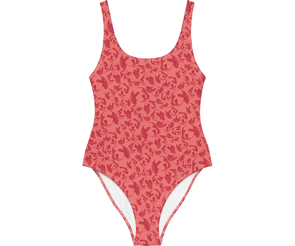 Sketchy Dogs One-Piece Swimsuit