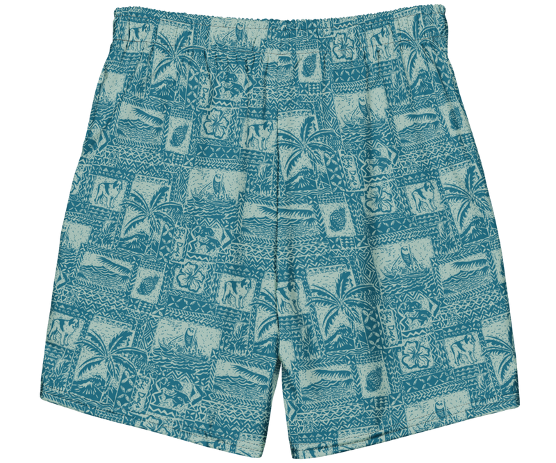 Fish Batik swim trunks