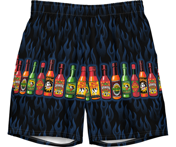 Hot Sauce swim trunks