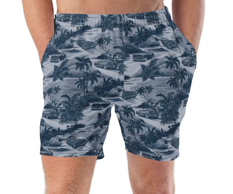 Tropical Cars swim trunks