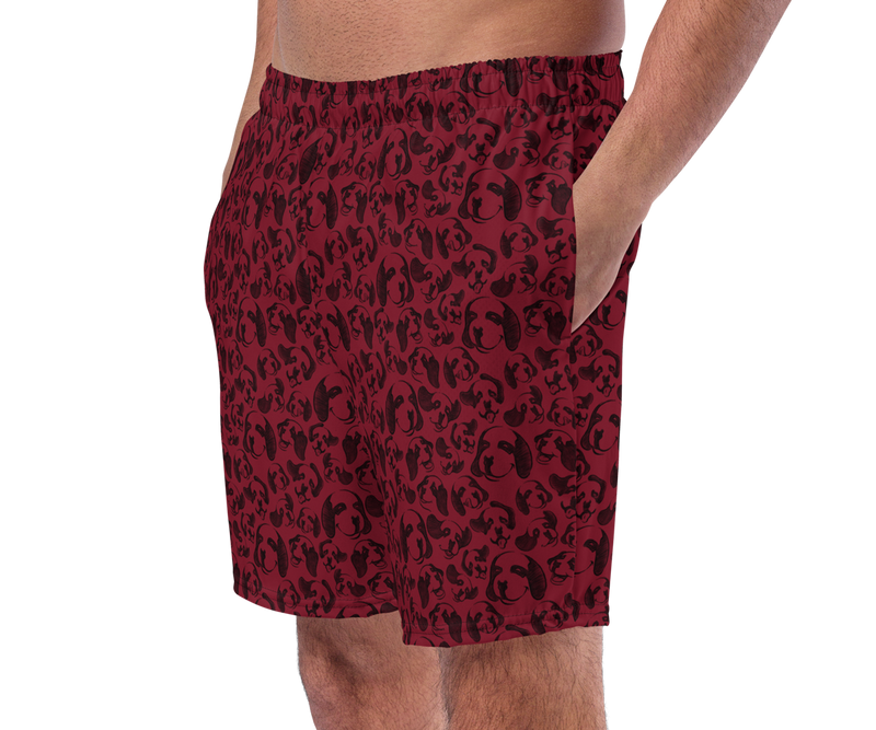 Sketchy Dogs swim trunks