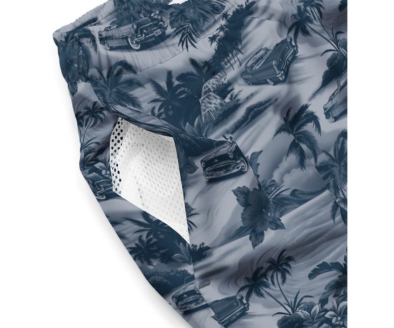 Tropical Cars swim trunks