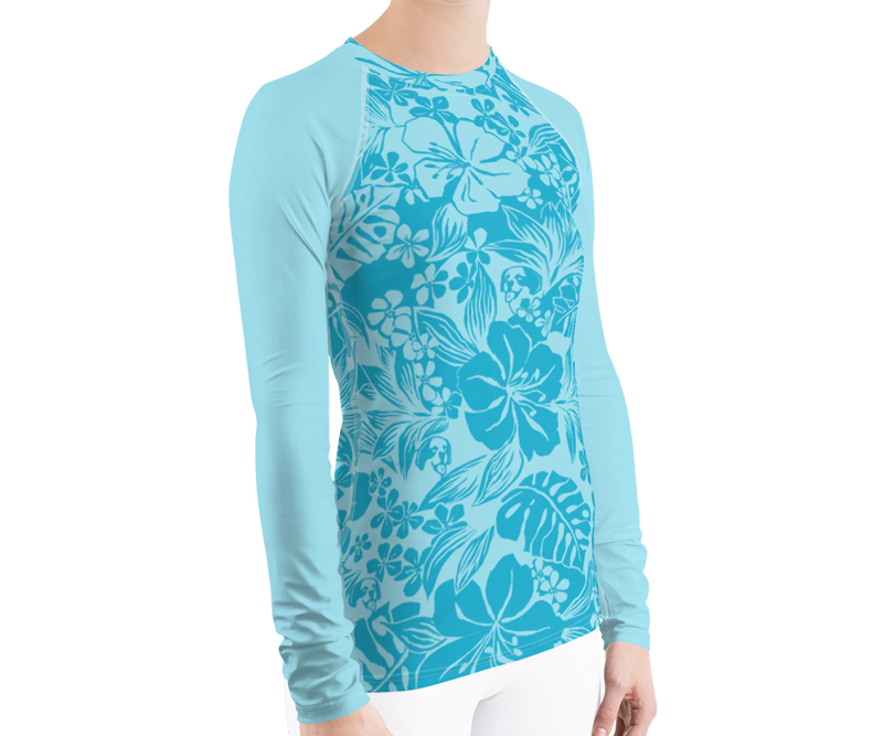 Hibiscus Women's Rash Guard
