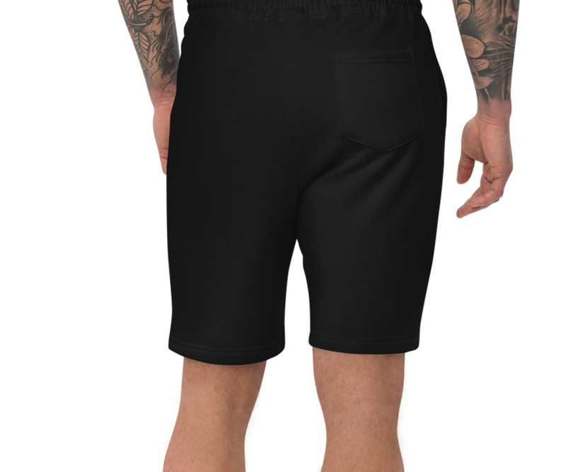 Bad Dog Embroidered Men's Fleece Shorts