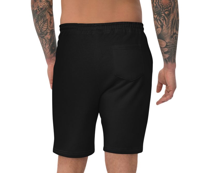 Circle Logo Embroidered Men's Fleece Shorts