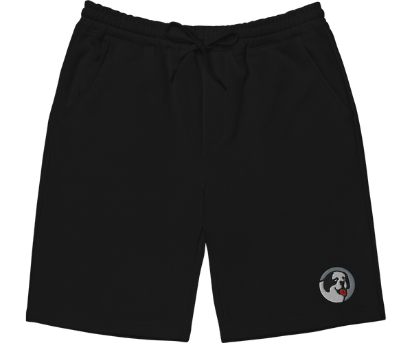 Circle Logo Embroidered Men's Fleece Shorts