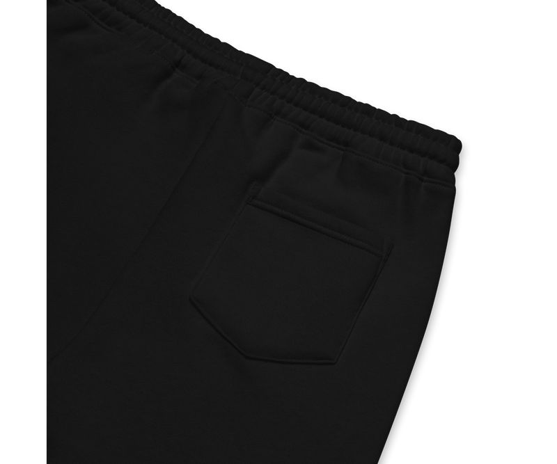 Logo Embroidered Men's Fleece Shorts