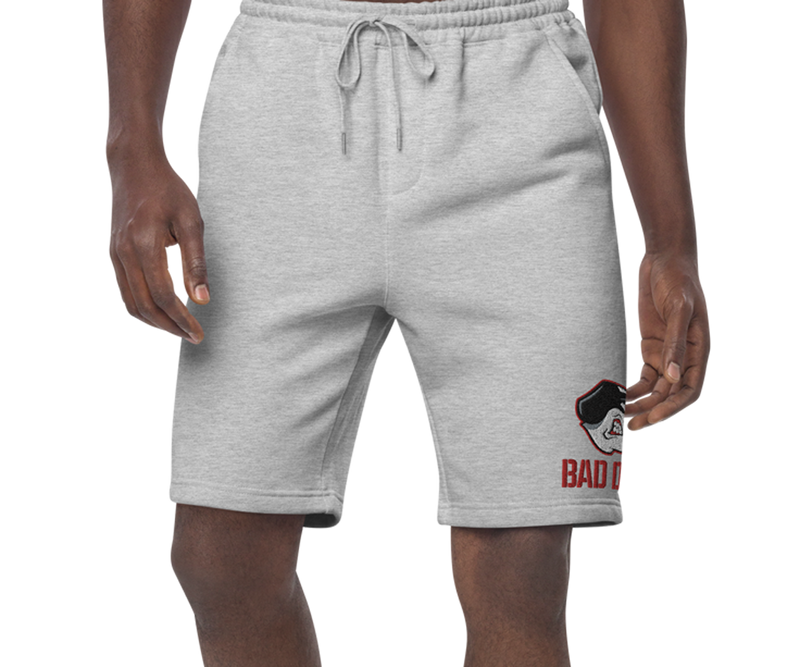 Bad Dog Embroidered Men's Fleece Shorts