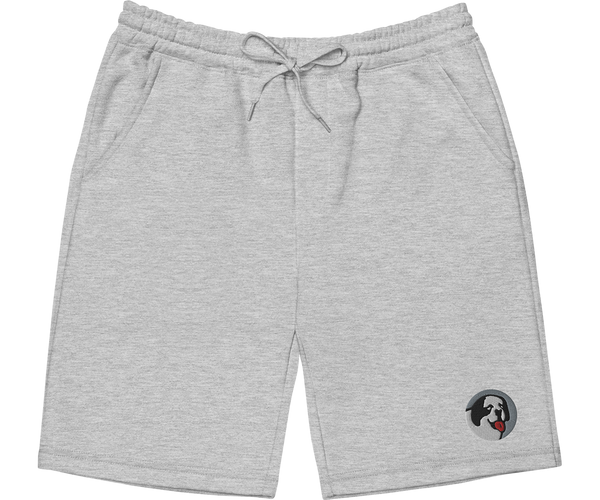 Circle Logo Embroidered Men's Fleece Shorts