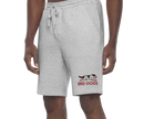 Running Dog Embroidered Men's Fleece Shorts