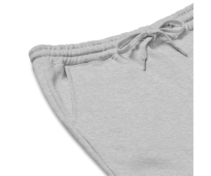 Running Dog Embroidered Men's Fleece Shorts