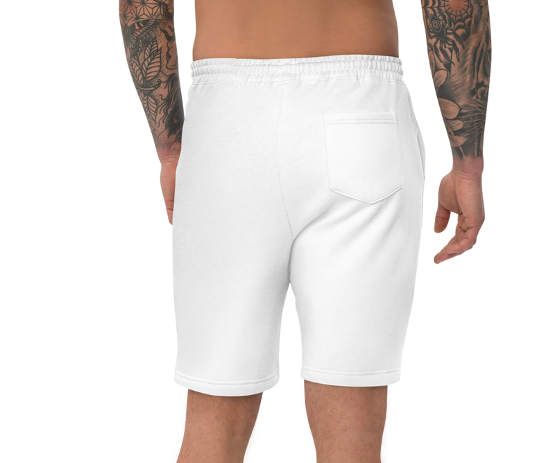 Logo Embroidered Men's Fleece Shorts