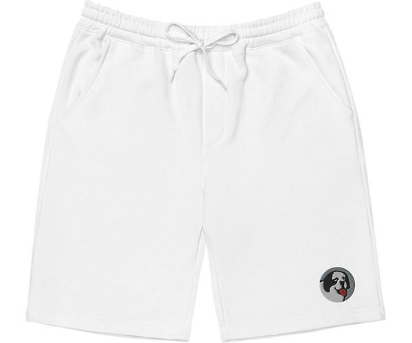 Circle Logo Embroidered Men's Fleece Shorts