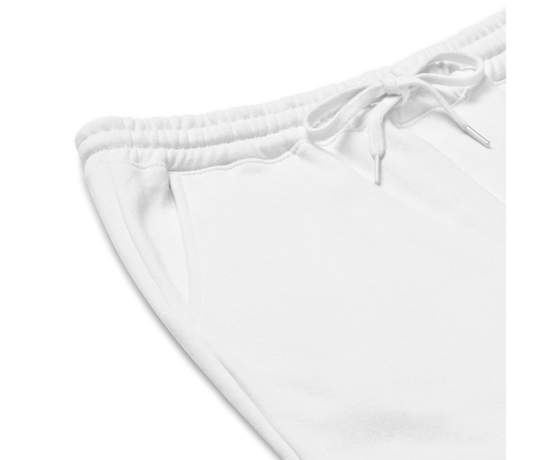 Logo Embroidered Men's Fleece Shorts