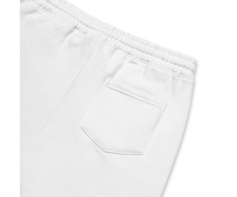 Logo Embroidered Men's Fleece Shorts