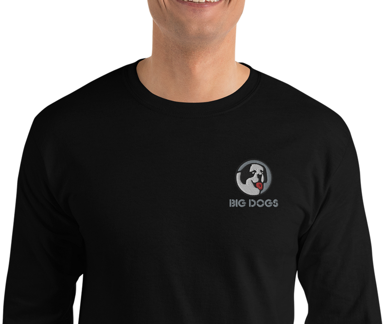 Circle Logo Embroidered Long Sleeve T-Shirt