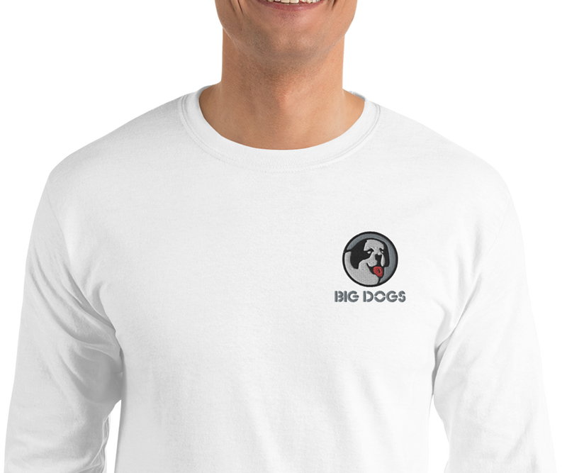 Circle Logo Embroidered Long Sleeve T-Shirt