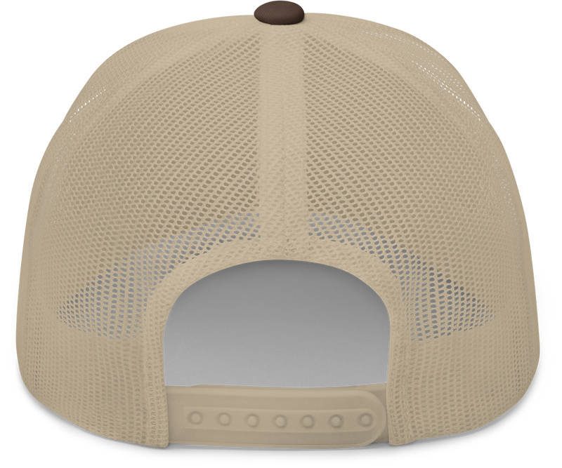 Circle Logo Trucker Cap Brown/Khaki