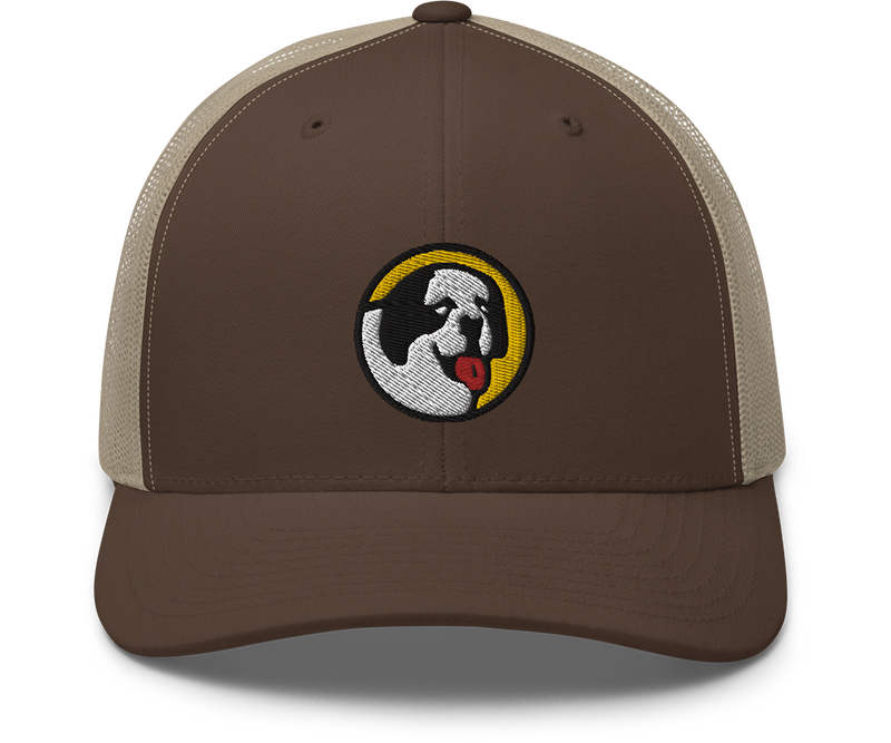 Circle Logo Trucker Cap Brown/Khaki