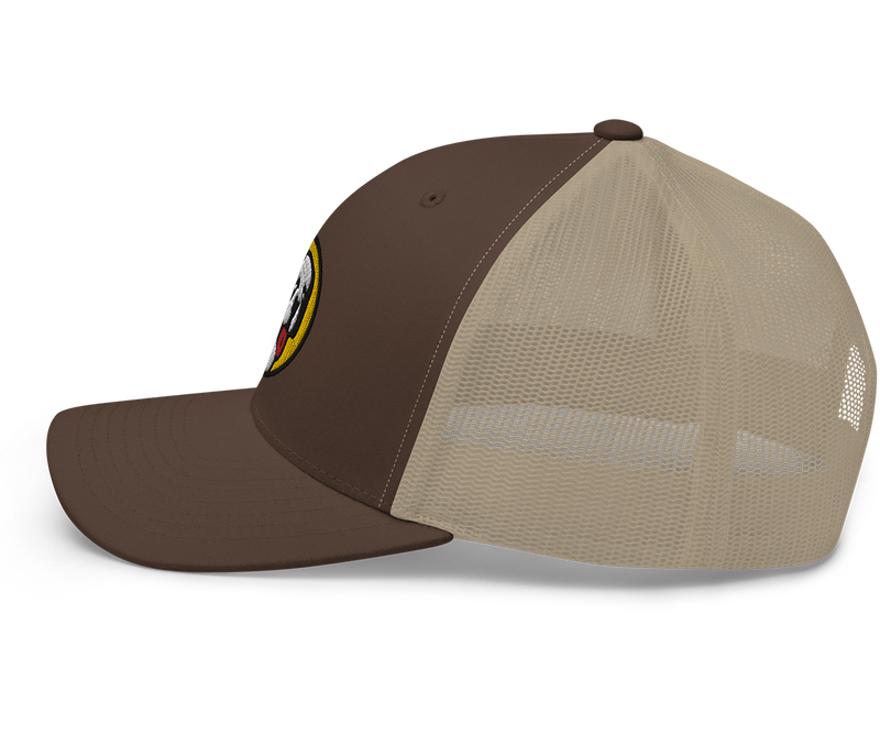 Circle Logo Trucker Cap Brown/Khaki