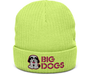 Puppy Ribbed Knit Beanie